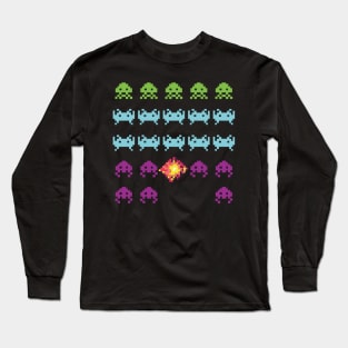 space invaders Long Sleeve T-Shirt